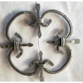 Cast Steel  Decorative Fittings Scrolls for Wrought iron Fence Wrought iron handrail decoration parts cast iron ornaments